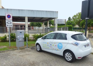 Borne de recharge pour véhicules électriques